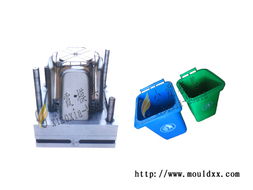 廠家垃圾桶塑料模具產品大圖 臺州市黃巖區小霞模具廠