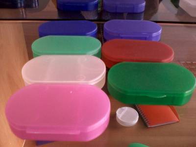 【三格扁藥盒】價格,廠家,圖片,其他醫(yī)藥包裝容器,余姚市恒達(dá)塑料模具廠-